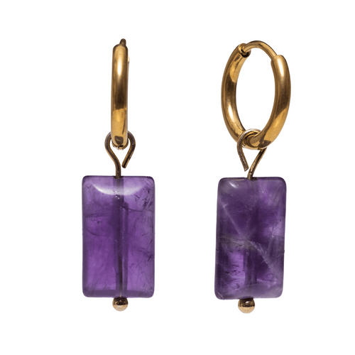 Amethyst-Ohrringe | Ruhe und Eleganz in violettem Glanz