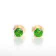 Ohrstecker Chromdiopsid | Edelsteine & 14K Solidvergoldung Schmuck Necklessary oesterreich handgemachte geschenke in wien