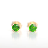 Ohrstecker Chromdiopsid | Edelsteine & 14K Solidvergoldung Schmuck Necklessary oesterreich handgemachte geschenke in wien