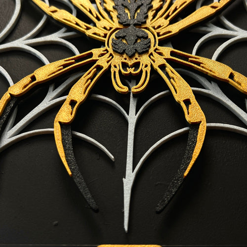 Nephila Aurum - Radnetzspinne | 3D-Artworks von Nocterra Kunst & Prints Nocterra oesterreich handgemachte geschenke in wien