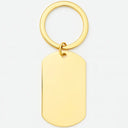 Dogtag Schlüsselanhänger mit Wunschgravur | Gold & Silber