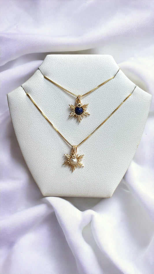 Traumsonne Perle | Edelsteine & 14K Solidvergoldung Schmuck Necklessary oesterreich handgemachte geschenke in wien