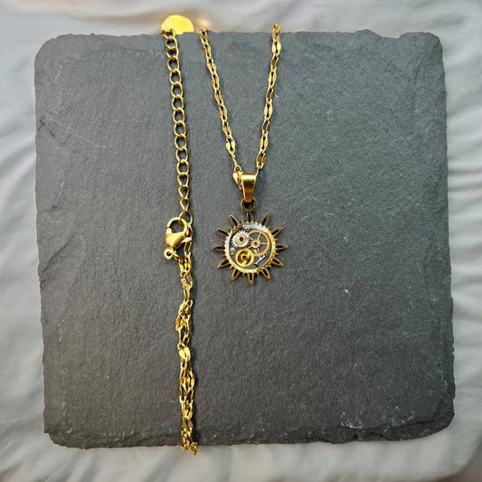 SOL Gold 18k | Halsketten Unikate aus Uhrwerksteilen