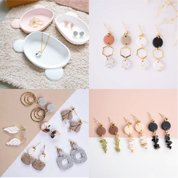 Emily | Kreative Polymer Clay Ohrringe