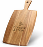 Akazienholz Schneidebrett mit Gravur – Cheese- & Charcuterie Board, 43 x 25 cm, personalisierbar, geölt & nachhaltig