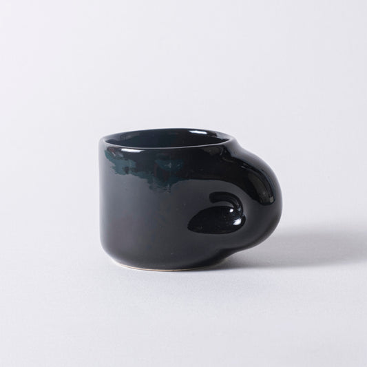„Bubbly“ Espresso-Set aus Keramik - Schwarz | Handgemacht in Wien | RnD Studio