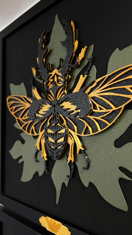 Lucanus Cervus | 3D-Artworks von Nocterra Kunst & Prints Nocterra oesterreich handgemachte geschenke in wien