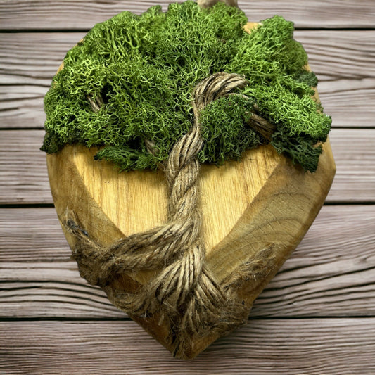 „Herzbaum" | Holzskulptur zum Aufhängen Home Decor HandmadeByGitty oesterreich handgemachte geschenke in wien