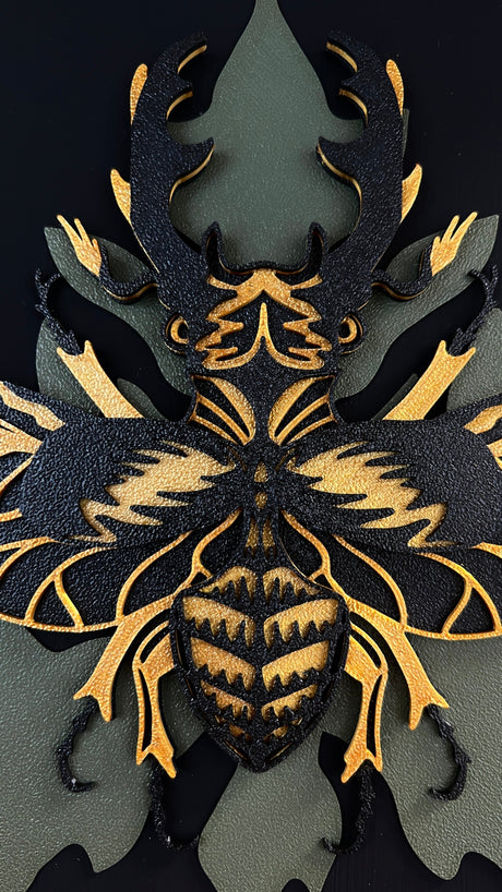 Lucanus Cervus | 3D-Artworks von Nocterra Kunst & Prints Nocterra oesterreich handgemachte geschenke in wien