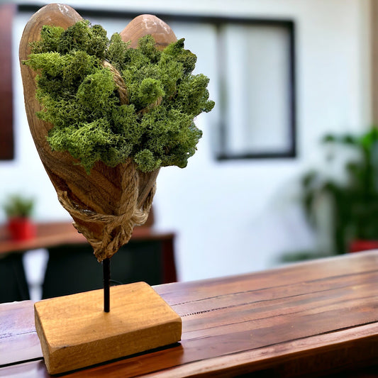 „Herzbaum" | Holzskulptur zum Aufstellen Home Decor HandmadeByGitty oesterreich handgemachte geschenke in wien