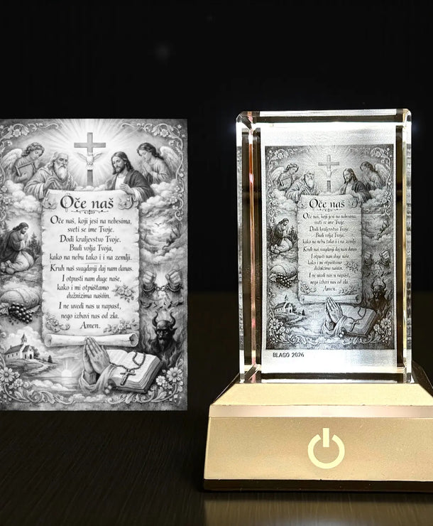 3D Kristallglas mit Foto-Gravur – Dein Moment verewigt in Glas | Handgefertigt Wien