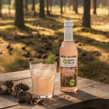 Zirben Sirup 250 ml – würziger Bergwald-Sirup mit ätherischer Note, limitierte Edition von Green Sheep, handgemacht in Österreich