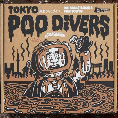 Heldbergs Games Tokyo Poo Divers – Kartenspiel mit schwarzem Humor & Japan-Ästhetik