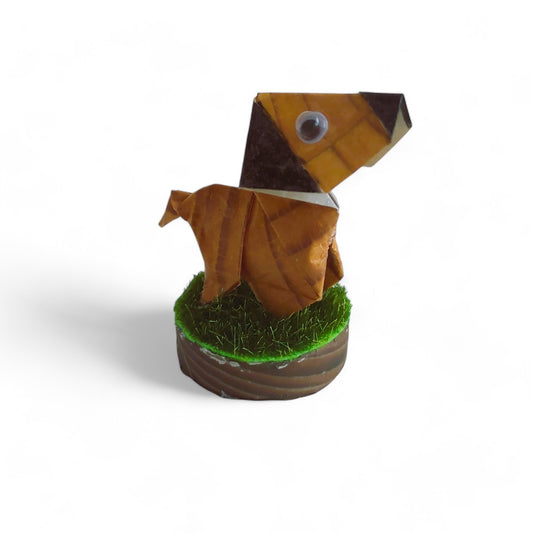 Hund | Origami-Figuren von Künstlerhände