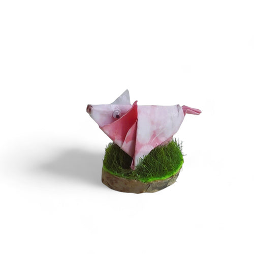 Schwein | Origami-Figuren von Künstlerhände
