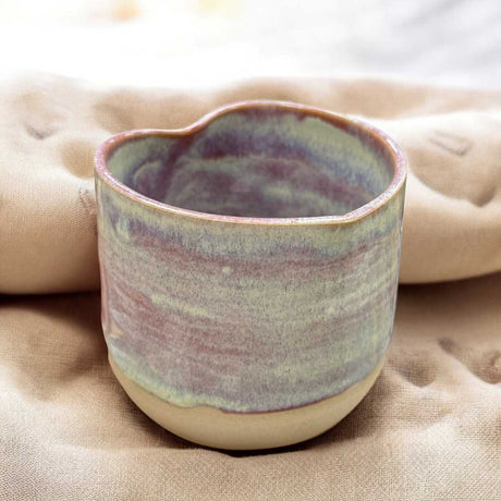 Keramik Herztasse glasiert