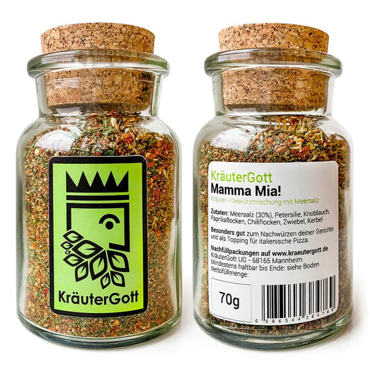 Kräutermischung "MamaMia" | 70g Genuss Kräutergott oesterreich handgemachte geschenke in wien