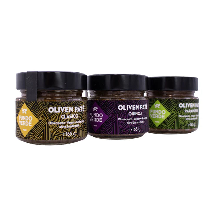 Olivenpaste Paranüsse mit Criolla-Oliven und Paranüssen aus Peru – Gourmet-Feinkost-Aufstrich von Fundo Verde