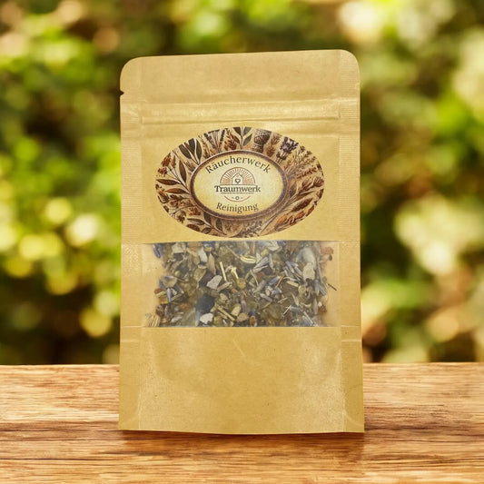 Räuchermischung „Reinigung“ von Traumwerk – natürliches Räucherwerk mit Weihrauch, Fenchel & Kampfer zur energetischen Raumklärung