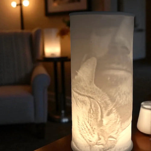 Lithopan Lichtbild mit Wunschfoto, Foto Andenken an Katze, Kreative Geschenkidee