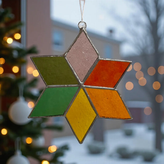 Tiffany Glaskunst Weihnachtsstern von MagpieCastle