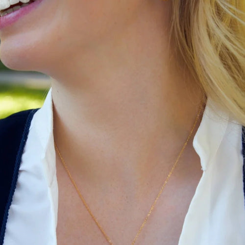 Leberkässemmel Kette von Calior Jewelry – handgefertigte Halskette in 18K PVD-Gold, Wiener Statement-Schmuck, wasserfest