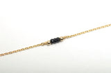Feine Armkette Spinell | Edelsteine & 14K Solidvergoldung Schmuck Necklessary oesterreich handgemachte geschenke in wien