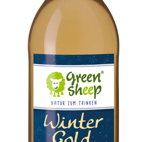 Winter Gold Sirup 250 ml – Bio-Quittensirup mit Zimt & Nelken, handgemacht von Green Sheep, winterlicher Bio-Sirup aus Niederösterreich