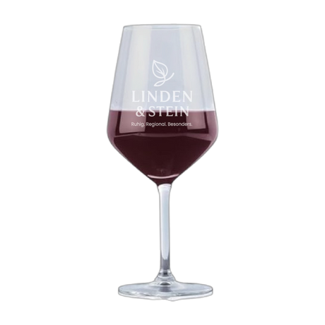 Gravierbares Weinglas im klassischen Design mit Wunschgravur – ideal für Gastronomie, Hochzeiten oder als Geschenk, 500 ml, spülmaschinenfest