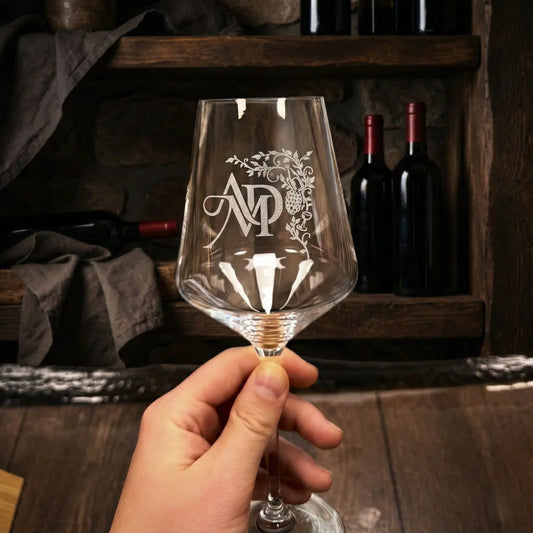 Gravierbares Weinglas im klassischen Design mit Wunschgravur – ideal für Gastronomie, Hochzeiten oder als Geschenk, 500 ml, spülmaschinenfest