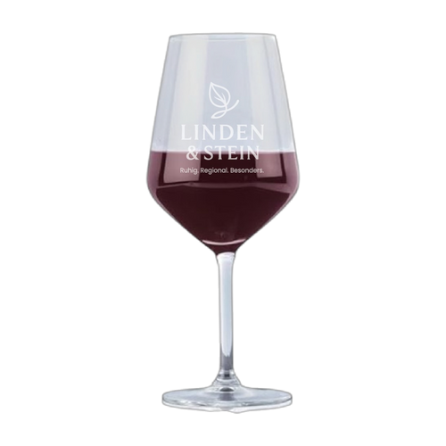 Gravierbares Weinglas im klassischen Design mit Wunschgravur – ideal für Gastronomie, Hochzeiten oder als Geschenk, 500 ml, spülmaschinenfest