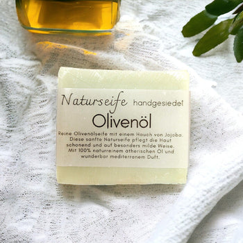 Naturseife OLIVENÖL von Kräuterwerkstatt Naturkosmetik Kräuterwerkstatt oesterreich handgemachte geschenke in wien