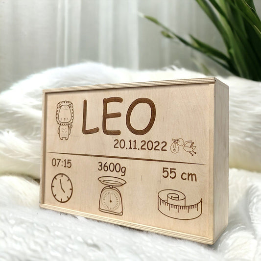 Personalisierte Erinnerungsbox / Geburtsbox für Babys & Kinder | Giftfully Baby & Kinder Giftfully oesterreich handgemachte geschenke in wien