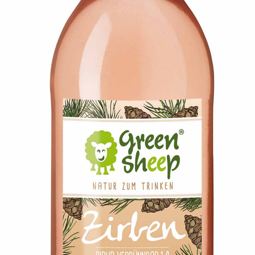 Zirben Sirup 250 ml – würziger Bergwald-Sirup mit ätherischer Note, limitierte Edition von Green Sheep, handgemacht in Österreich