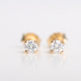 Ohrstecker Zirkon 3mm | Edelsteine & 14K Solidvergoldung Schmuck Necklessary oesterreich handgemachte geschenke in wien
