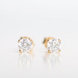 Ohrstecker Zirkon 4mm | Edelsteine & 14K Solidvergoldung Schmuck Necklessary oesterreich handgemachte geschenke in wien