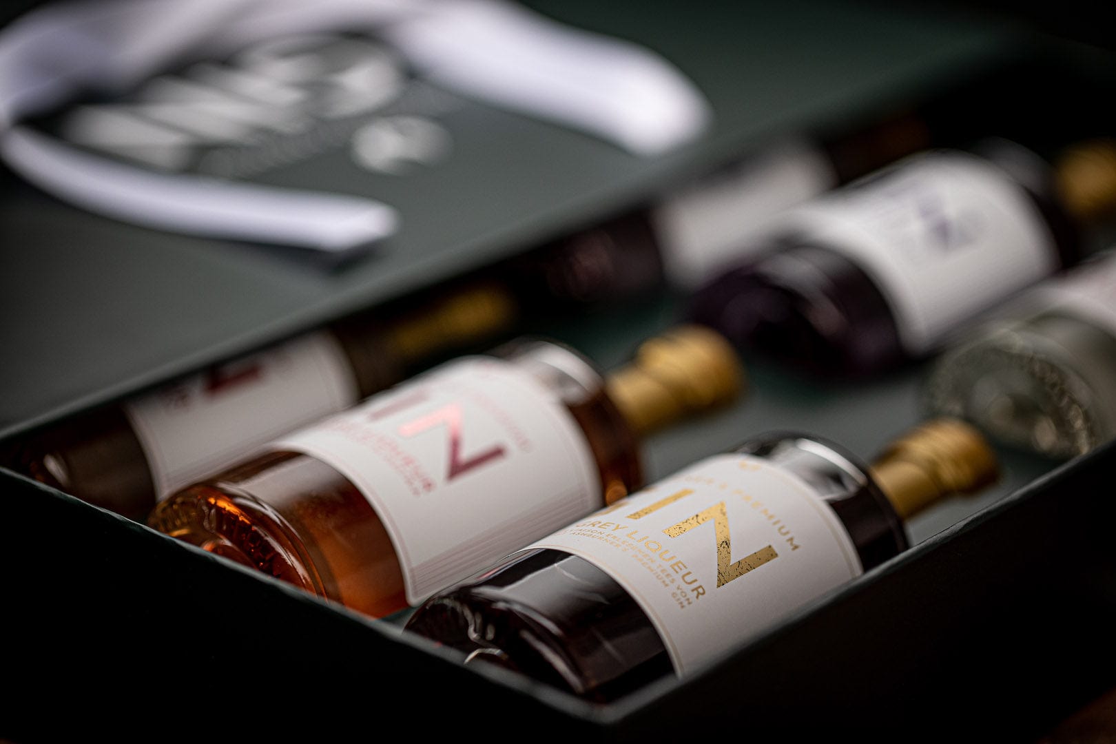 Gin Geschenkbox, 6x100ml Alkoholische Getränke Ashburner Premium Gin oesterreich handgemachte geschenke in wien