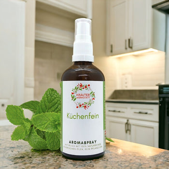 Aromaspray KÜCHENFEIN | Kräuterwerkstatt Parfum & Raumdüfte Kräuterwerkstatt oesterreich handgemachte geschenke in wien