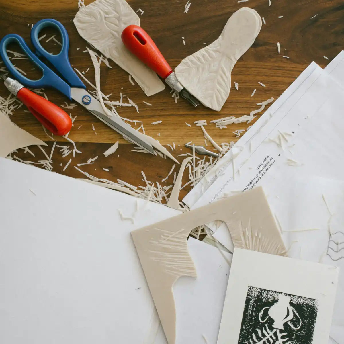 Custom Made Portrait Linolschnitt von Ivo Lederer – handgemachtes Kunstwerk nach deinem Foto, in A3/A4/A5, individuell gefertigt