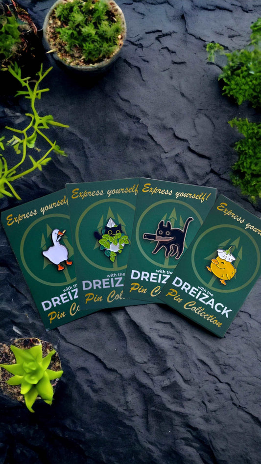 Küken Ludwig | Süßtier Pin Collection Accessoires Dreizack oesterreich handgemachte geschenke in wien