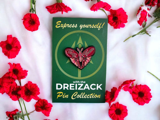 They / Them | LGBTQ+ Pronoun Pin Accessoires Dreizack oesterreich handgemachte geschenke in wien