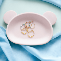 Pink | Handgemachte Teddy Schalen aus Raysin