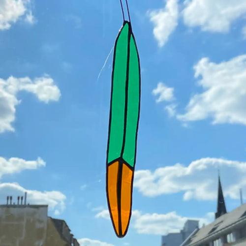 Federn, verschieden Farben | Tiffany-Glaskunst-Deko von Magpie Castle
