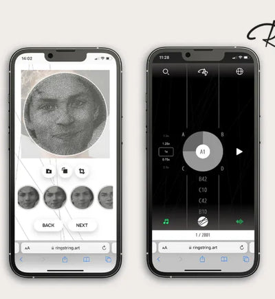 RingString | Dein Foto als faszinierendes String-Art-Kunstwerk – DIY-Set mit Audio-Anleitung