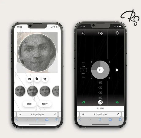 RingString | Dein Foto als faszinierendes String-Art-Kunstwerk – DIY-Set mit Audio-Anleitung