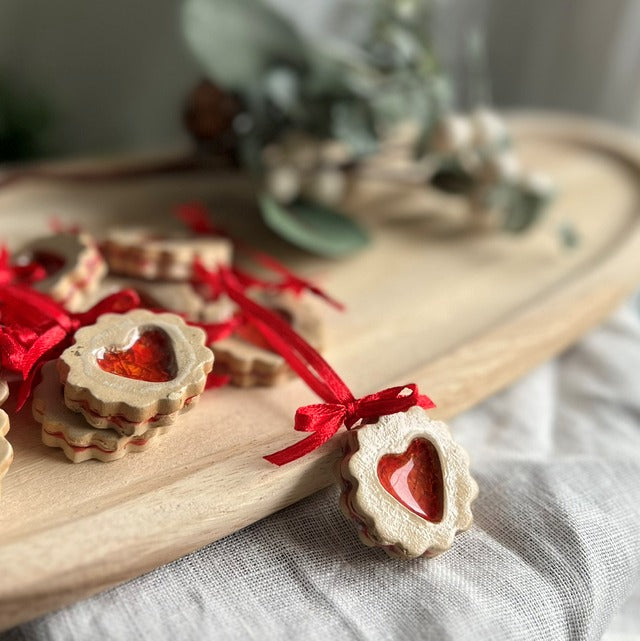 Linzer Augen Ornament |  Handgefertigter Christbaumschmuck aus Wien