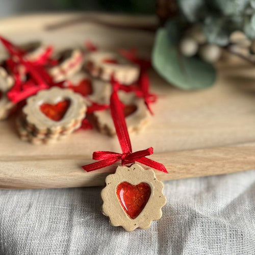 Linzer Augen Ornament |  Handgefertigter Christbaumschmuck aus Wien