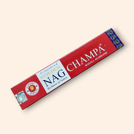 Nag Champa Räucherstäbchen – handgerollte Duftstäbchen mit süß-blumigem Aroma aus Indien, 20er Pack, vegan & fair