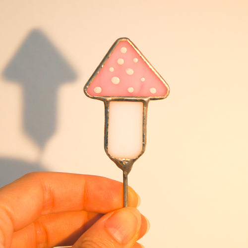 Pflanzenstecker in versch. Formen | Tiffany-Glaskunst-Deko von Magpie Castle