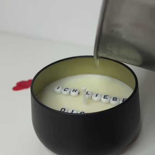 Duftkerze mit versteckter Botschaft | Candle Me Crazy - Überraschungskerze, nach 1h sichtbar